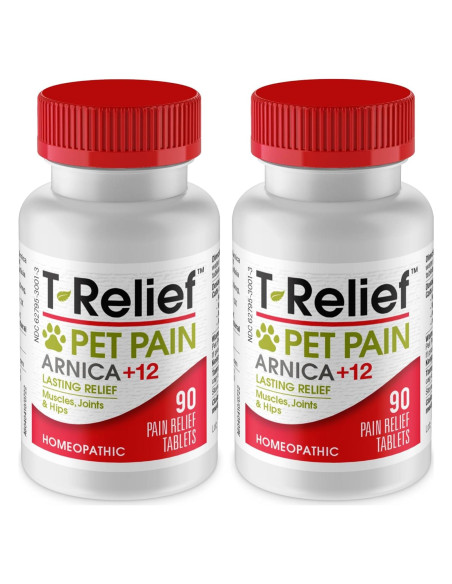 T-Relief Alivio Natural para Mascotas Arnica 90 Tabletas
