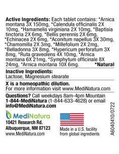 T-Relief Alivio Natural para Mascotas Arnica 90 Tabletas 2