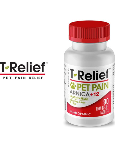 T-Relief Alivio Natural para Mascotas Arnica 90 Tabletas