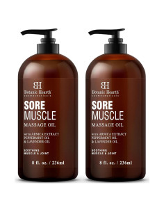 Aceite de Masaje Botanic Hearth 236.6 ml - Alivio Muscular y Articular