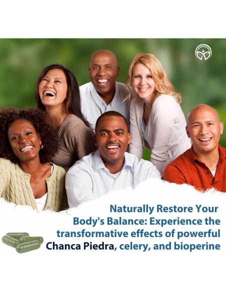 Cápsulas Chanca Piedra Madre Nature 60 Veganas 5 en 1