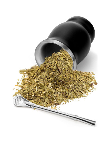 Kit Taza de Yerba Mate Cididu 8 Oz Acero Inoxidable Doble Pared