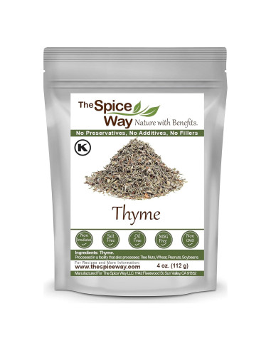 Hojas de Tomillo The Spice Way 113.4 g - Sin Aditivos