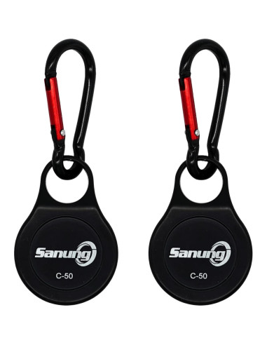 Brújula de Supervivencia Sanung C-50 2 en 1 con Mosquetón