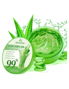 Gel de Aloe Vera 99% Puro Aero Zen 443.6 ml Hidratante Diario