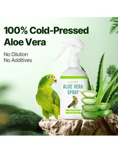 Aerosol Hidratante de Aloe Vera para Aves Lazersell 322g