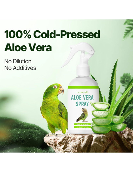Aerosol Hidratante de Aloe Vera para Aves Lazersell 322g