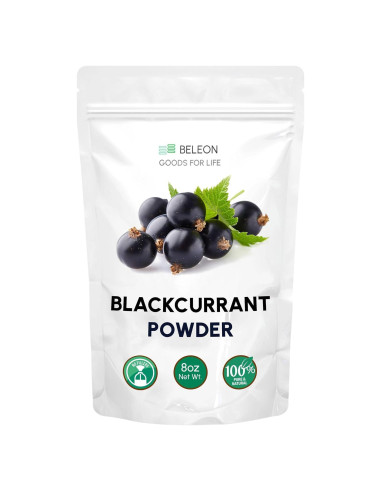 Polvo de Grosella Negra Beleon 226 g - Sabor Natural para Hornear