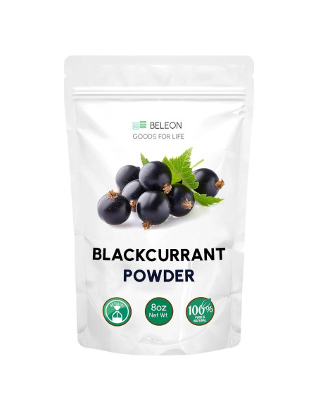 Polvo de Grosella Negra Beleon 226 g - Sabor Natural para Hornear