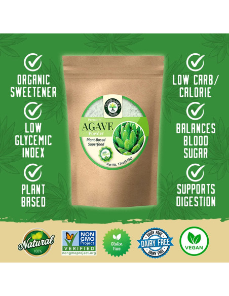 Endulzante de Agave Orgánico Good Balance 340g - Bajo Índice Glucémico
