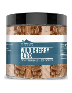 Cápsulas de Corteza de Cereza Silvestre Earthborn 200 Unidades
