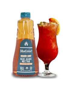 Jarabe de Agave Orgánico Blue Green 32 oz, Sin Gluten, Vegano