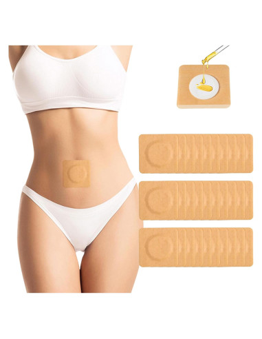 30 Parches de Aceite de Ricino Orgánico Pilviset - Autoadhesivos