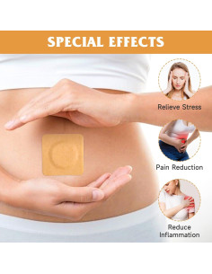 30 Parches de Aceite de Ricino Orgánico Pilviset - Autoadhesivos 2