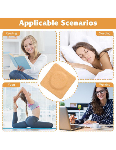 30 Parches de Aceite de Ricino Orgánico Pilviset - Autoadhesivos