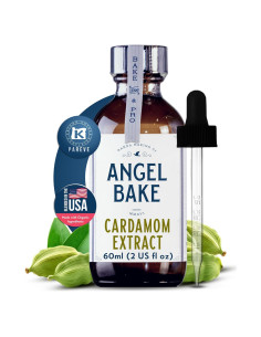 Extracto de Cardamomo Puro 59.15 ml - Angel Bake - Vegano y Kosher