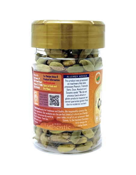 Vainas de Cardamomo Verde Rani 56g - 100% Natural y Vegano