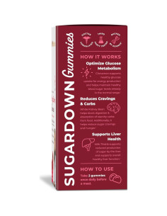 Gomitas SugarDown Dra. Stephanie - Suplemento Canela 60 Unidades 2