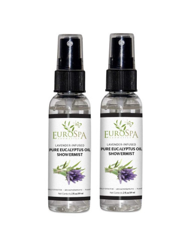 Aceite Puro de Eucalipto EuroSpa Aromatics 100% Natural 2x59ml