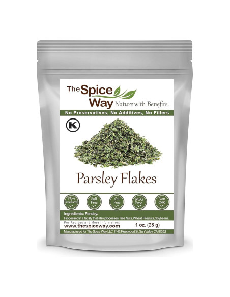 Copos de Perejil The Spice Way 28.35 g - Sabor Fresco y Natural