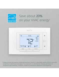 Termostato Inteligente Sensi Emerson Pro Wi-Fi 24V Control Remoto 2