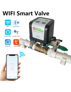 Válvula de Bola Inteligente JYVY POWER WiFi 2.4GHz Control Remoto 2