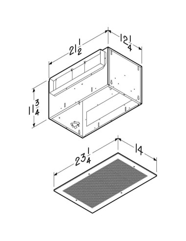 Ventilador de Extracción Broan-NuTone L400, 434 CFM, 2.3 Sones