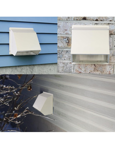 Cubierta de Ventilación de Pared JYINCPED 8" Acero Galvanizado