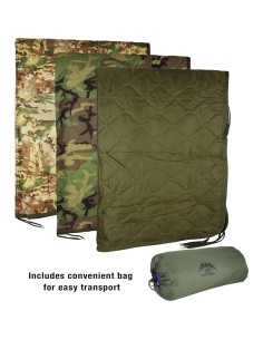 Manta Woobie Militar MEDALLAS DE AMÉRICA 234x160 cm Camuflaje 2