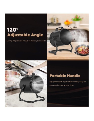 Campana Extractora Portátil FEFE PRH-2 2900 RPM 452 m/h