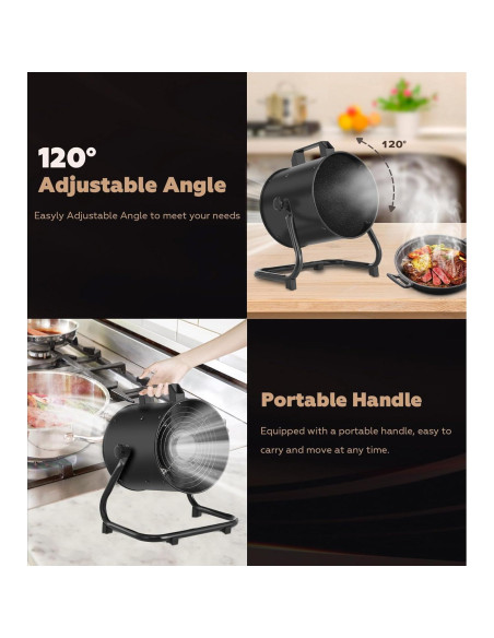 Campana Extractora Portátil FEFE PRH-2 2900 RPM 452 m/h