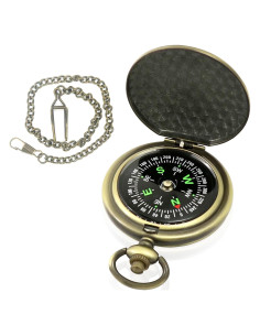 Brújula de Bronce Vintage Setron para Camping y Senderismo