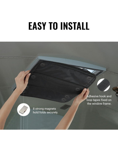 Cubierta de Ventilación BougeRV 15.8x15.8 cm Magnética Plegable