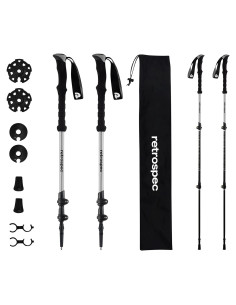Bastones de Senderismo Retrospec Solstice Ajustables 137 cm