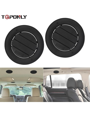 Cubiertas de Ventilación de Aire Acondicionado TQPONLY 2 Pcs para Ford y Lincoln