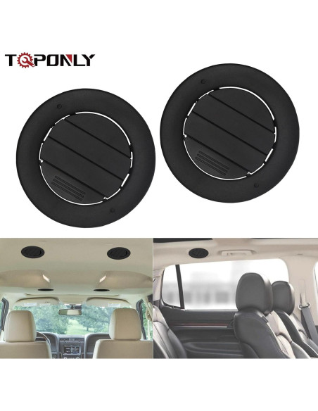 Cubiertas de Ventilación de Aire Acondicionado TQPONLY 2 Pcs para Ford y Lincoln