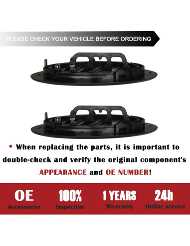 Cubiertas de Ventilación de Aire Acondicionado TQPONLY 2 Pcs para Ford y Lincoln