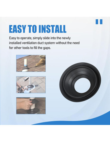 Collar de Lluvia 14137 KAZFFD 3-4 Pulgadas para Techo