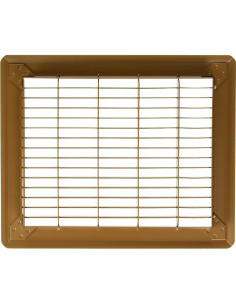 Rejilla de Retorno de Aire de Piso Imperial RG1184 20x25 cm Marrón 2