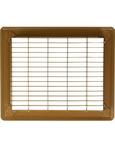 Rejilla de Retorno de Aire de Piso Imperial RG1184 20x25 cm Marrón