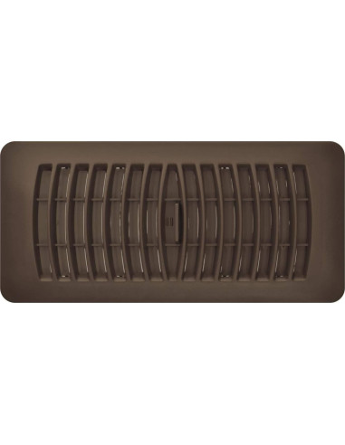 Registro de Piso de Plástico Imperial RG1441 10x25 cm Marrón Paquete de 5