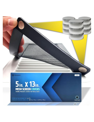 Cubiertas de Malla Magnética HMmagnets 5x13 cm - Paquete de 3