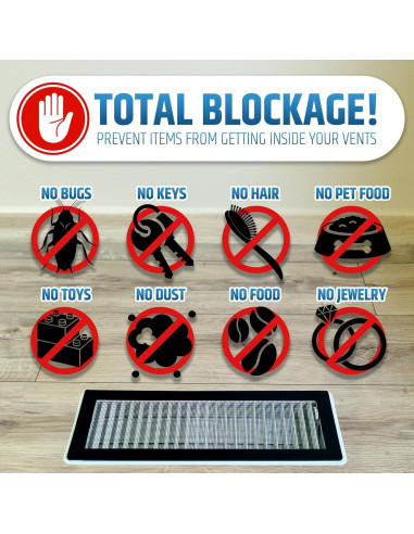 Cubiertas de Malla Magnética HMmagnets 5x13 cm - Paquete de 3