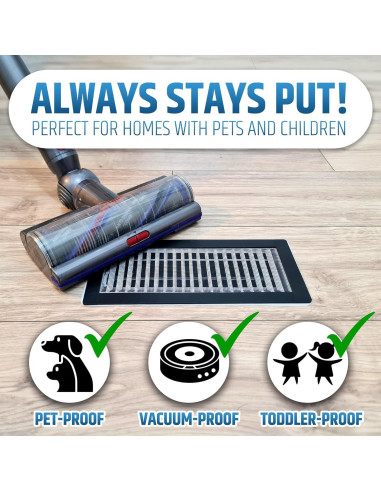 Cubiertas de Malla Magnética HMmagnets 5x13 cm - Paquete de 3