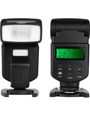 Flash Speedlite Andoer GN40 Universal para DSLR Canon Nikon