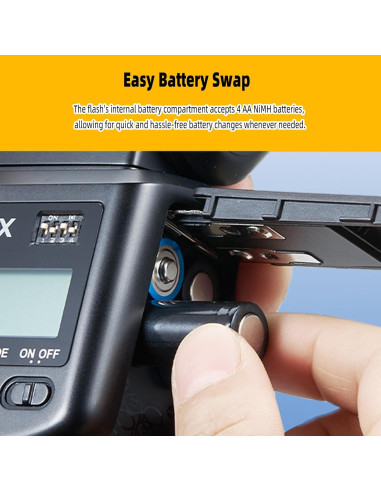 Flash de Cámara Inalámbrico Godox TT520III con Receptor Integrado