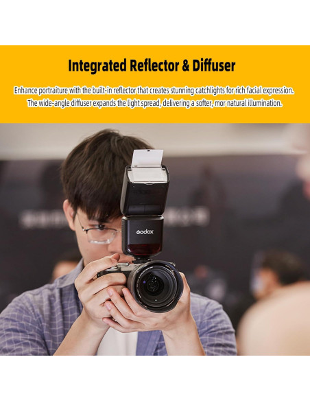 Flash de Cámara Inalámbrico Godox TT520III con Receptor Integrado