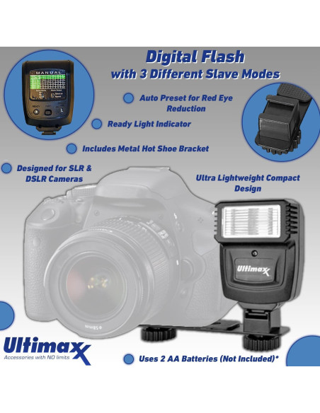 Cámara DSLR Canon EOS 2000D con lente 18-55mm y accesorios