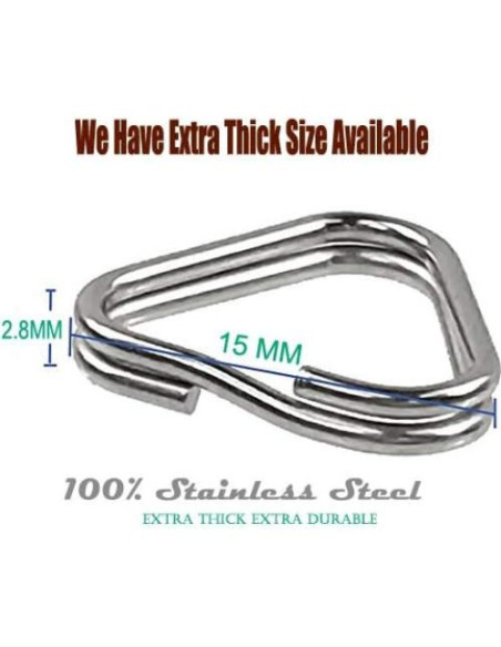 Anillos de Montaje Triangulares Foto&Tech 4 Piezas 12mm