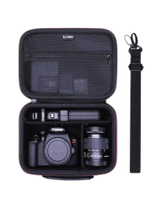 Funda de cámara Canon y otras marcas con divisores - Negro